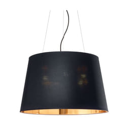 Ideal Lux - Sospensione Industrial-Minimal Nordik Tessuto Nero 6 Luci E27