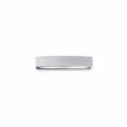 Corpo luce in alluminio pressofuso verniciato. Doppio diffusore, superiore e inferiore, in vetro pirex trasparente L 450 x H  ...
