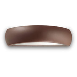 Applique Moderna Giove Alluminio Coffee 1 Luce E27