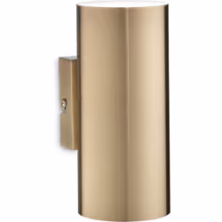 Rosone e diffusore in metallo con varie finiture. Monta lampadine sostituibili. L 8 x H 18 x P 11 cm GU10 max 2 x 28W IP:20