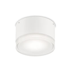 Plafoniera Moderna Urano Alluminio-Materie Plastiche Bianco 1 Luce Gx53 Small