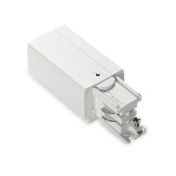 Ideal Lux - Connettore Principale e Destro On-Off Link Alluminio Bianco Senza Finiture