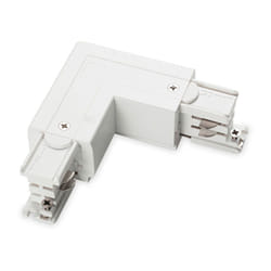 Ideal Lux - Connettore Principale e Destro On-Off Link Alluminio Bianco