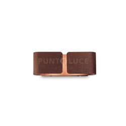 Lampada da parete clip AP2 mini corten