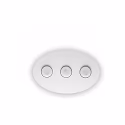 LAMPADA DA SOFFITTO 3 LUCI BIANCO LOGOS PL3