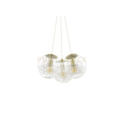 Ideal Lux - lampada a sospensione mapa sat SP3 ottone