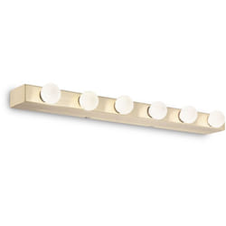 Ideal Lux - Applique Moderna Prive' Metallo Ottone 6 Luci E14