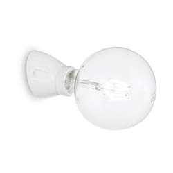 Ideal Lux - Applique Moderna Winery Porcellana - Ceramica Bianco 1 Luce E27