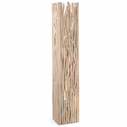 Collezione DRIFTWOOD FASCI DI LEGNO Piantana a 2 luci con montatura in metallo. Elementi decorativi con rami di legno natural ...