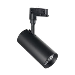 Proiettore Cilindrico Smile Alluminio Nero Led 20W 4000K Luce Naturale