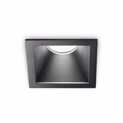 Collezione GAME SEMPLICEMENTE LUCE Faretto ad incasso in alluminio con ghiera quadrata, adatto per installazione su soffitti ...