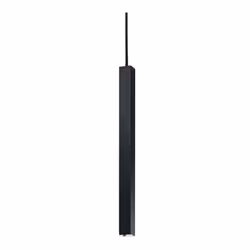 Collezione ULTRATHIN SOSPENSIONI ULTRASOTTILI Sospensione moderna a 1 luce con rosone e diffusore in metallo con finitura in ...