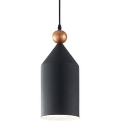 Ideal Lux - Sospensione Industrial-Minimal Triade-1 Metallo Grigio 1 Luce E27