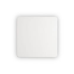 Ideal Lux - Applique Moderna Cover Alluminio Bianco Led 9,5W 3000K Luce Calda Quadr.