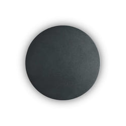 Applique Moderna Cover Alluminio Nero Led 9,5W 3000K Luce Calda D15Cm