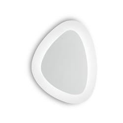 Ideal Lux - Applique Moderna Gingle Metallo Bianco Led 19W 3000K Luce Calda