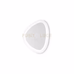Plafoniera con base e corpo luce in metallo verniciato a polveri. Sorgente luminosa a led integrati con emissione di luce rif ...