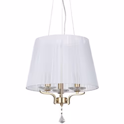 Collezione PEGASO COMPLEMENTI D'ARREDO PER ILLUMINARE CON ELEGANZA Sospensione diam.40 cm con 3 luci E14 max 40 W. Montatura  ...