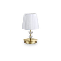 Ideal Lux - Lampade Da Scrivania - Ufficio Classica Pegaso Metallo Ottone 1 Luce E14 Small