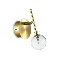 Ideal Lux - Applique Moderna Maracas Metallo Ottone 1 Luce 2W 3000K Luce Calda