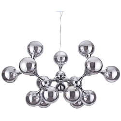 Ideal Lux - Sospensione Contemporanea Nodi Metallo Cromo 15 Luci E14