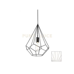 Lampada a sospensione ampolla 3 SP1 bianco