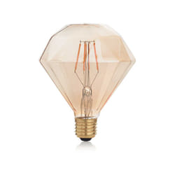 10 Lampadine Led Diamond E27 4 Watt 2200 k 380 Lm Vintage Ambra