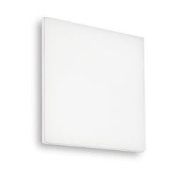 Plafoniera Quadrata Moderna Mib Alluminio-Materie Plastiche Bianco Led 19W 4000K