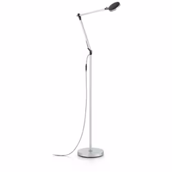 Collezione FUTURA LINEARE E MODERNA Piantana moderna a 1 luce con braccio in alluminio e plastica, snodato con cavo a vista i ...