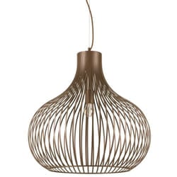 Ideal Lux - Sospensione Industrial-Minimal Onion Metallo Coffee 1 Luce E27 D59Cm
