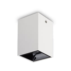 Plafoniera Moderna Nitro Square Alluminio Bianco Led 15W 3000K Luce Calda