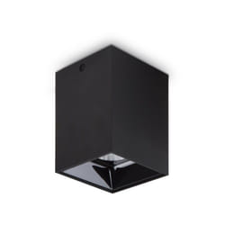 Plafoniera Moderna Nitro Alluminio Nero Led 15W 3000K Luce Calda