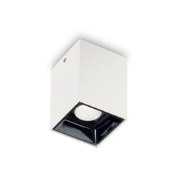 Ideal Lux - Plafoniera Moderna Nitro Alluminio Bianco Led 10W 3000K Luce Calda