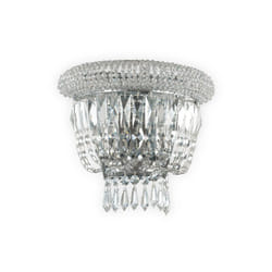 Ideal Lux - Applique Classica Dubai Metallo-Cristallo Cromo 2 Luci E14