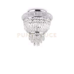 LAMPADA DA SOFFITTO DUBAI PL3 CROMO