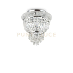 LAMPADA DA SOFFITTO DUBAI PL3 CROMO