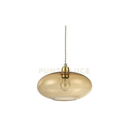 Lampada a sospensione 1 luce blob SP1 ambra