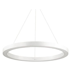 Sospensione Moderna Oracle Alluminio-Materie Plastiche Bianco Led 35W 3000K