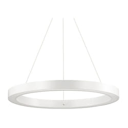 Sospensione Moderna Oracle Alluminio-Plastiche Bianco Led 33W 3000K D60Cm