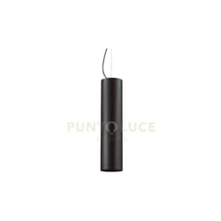 Lampada a sospensione 1 luce tube D9 nero