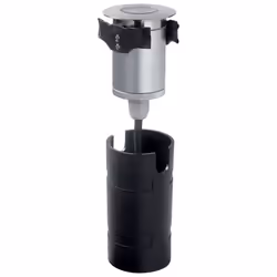 Collezione ROCKET SORGENTE LUMINOSA IN VETRO TEMPERATO PER IL VOSTRO GIARDINO Faretto ad incasso al suolo h.10,5 cm diam.5,5  ...
