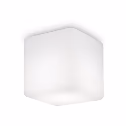 Collezione LUNA CUBI DI LUCE PER I TUOI ESTERNI Plafoniera da esterno 1 luce con montatura in alluminio pressofuso e tornito  ...