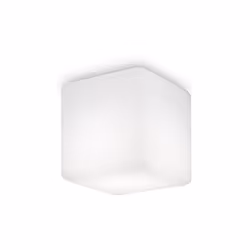 Collezione LUNA CUBI DI LUCE PER I TUOI ESTERNI Plafoniera da esterno 1 luce con montatura in alluminio pressofuso e tornito ...