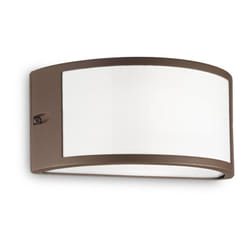 Applique Moderna Rex-1 Alluminio-Materie Plastiche Coffee 1 Luce E27