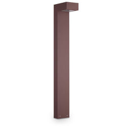 Piantana Moderna Sirio Alluminio Coffee 2 Luci 3W 3000K Luce Calda H80Cm