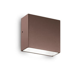 Ideal Lux - Applique Moderna Tetris-1 Alluminio Coffee 1 Luce 3W 3000K Luce Calda
