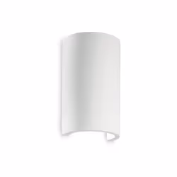 Collezione FLASH LIGHTDESIGN Applique 1 luce forma arrotondata con base in metallo smaltato. Corpo luce interamente in gesso. ...