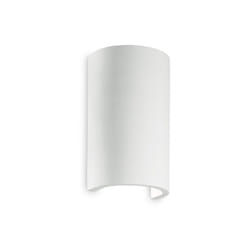 Ideal Lux - Applique Moderna Tonda Flash Gesso Bianco 1 Luce G9 3W 3000K Luce Calda