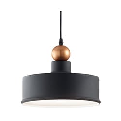 Ideal Lux - Sospensione Industrial-Minimal Triade-2 Metallo Grigio 1 Luce E27