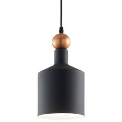 Ideal Lux - Sospensione Industrial-Minimal Triade-3 Metallo Grigio 1 Luce E27